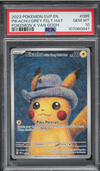 2023 Pokemon Scarlet & Violet Promo Van Gogh Pikachu With Grey Felt Hat 